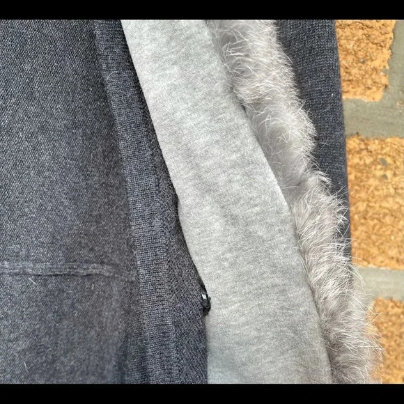 Joie Rabbit Fur Collar Sweater small - Picture 9 of 10